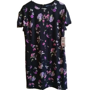 NWT American Living Womens Floral Dress Sz 10 Fairycore Dark Academia Whimsigoth